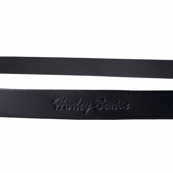 Harley Benton Mandolin Leather Strap Black