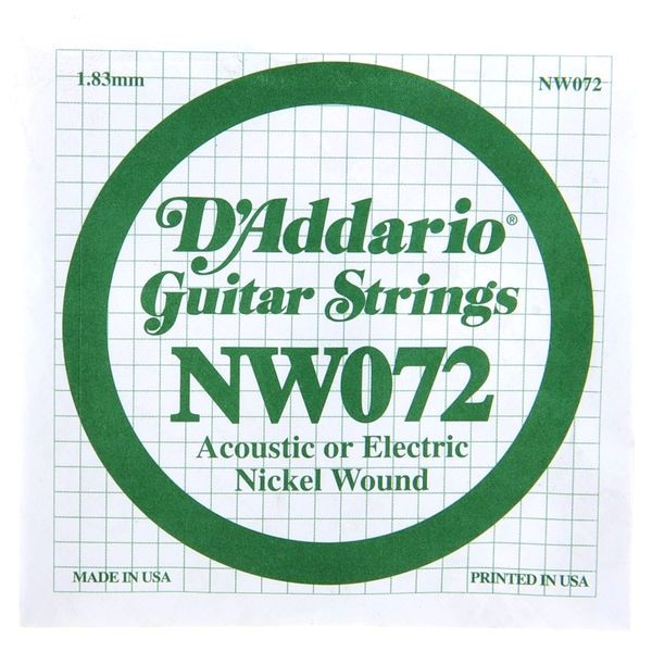 Cordes guitare Daddario NW062 XL Single String | Test, Avis & Comparatif