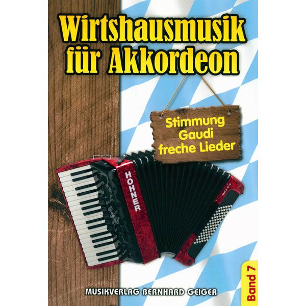 Musikverlag Geiger Wirtshausmusik Akkordeon 7