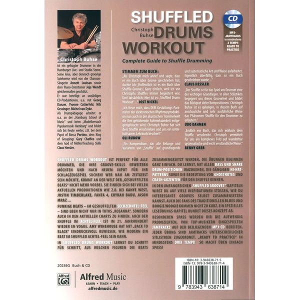 Alfred Music Publishing Shuffled Drums Workout