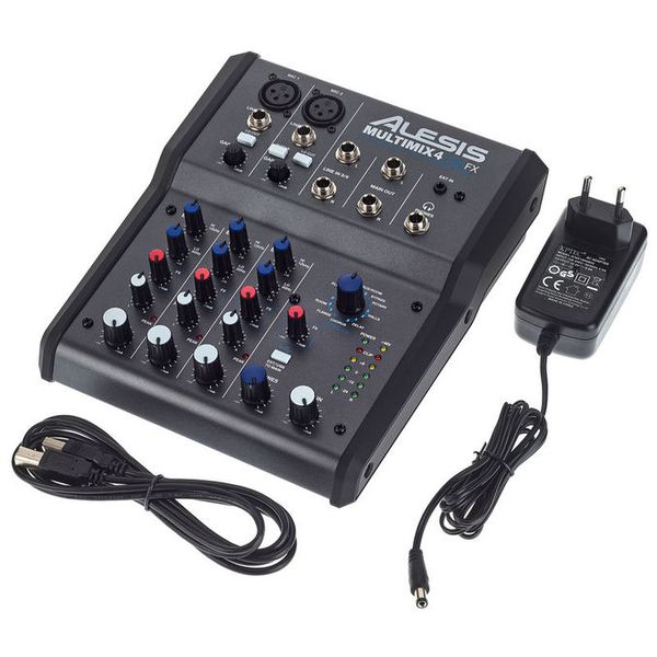 alesis multimix 4 usb fx 4-channel mixer with effects
