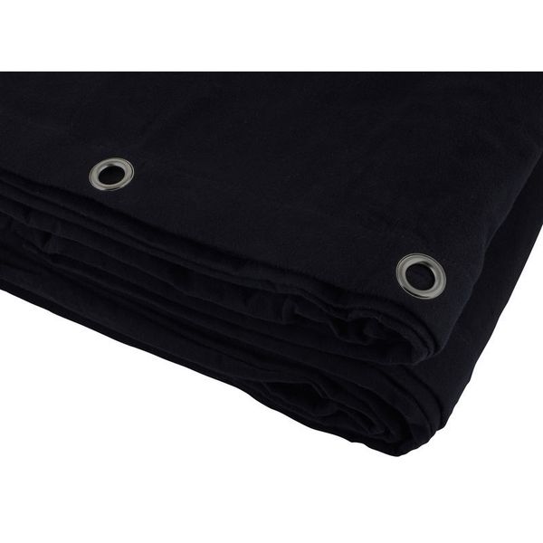 Stairville Curtain 160g/m² 6.0x4.0m Bk