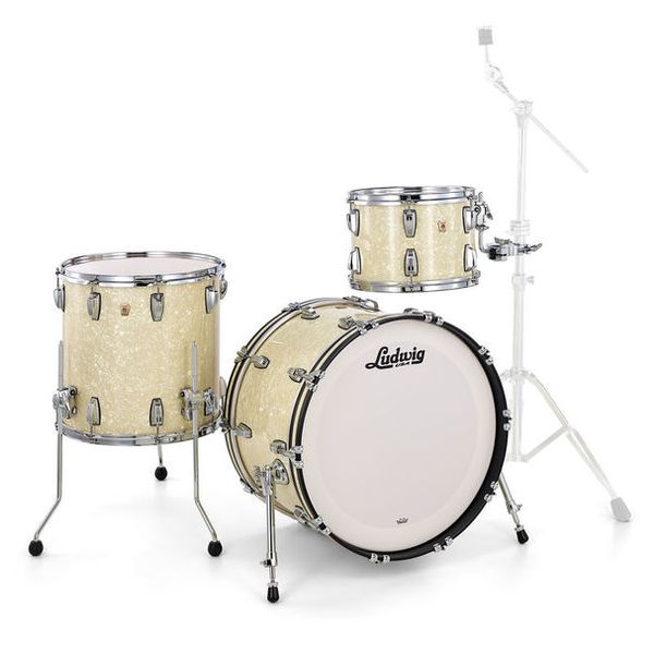 Ludwig Classic Maple Fab 22 Vint. Wh.