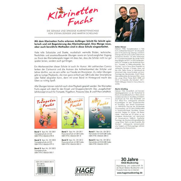 Hage Musikverlag Klarinetten Fuchs 1