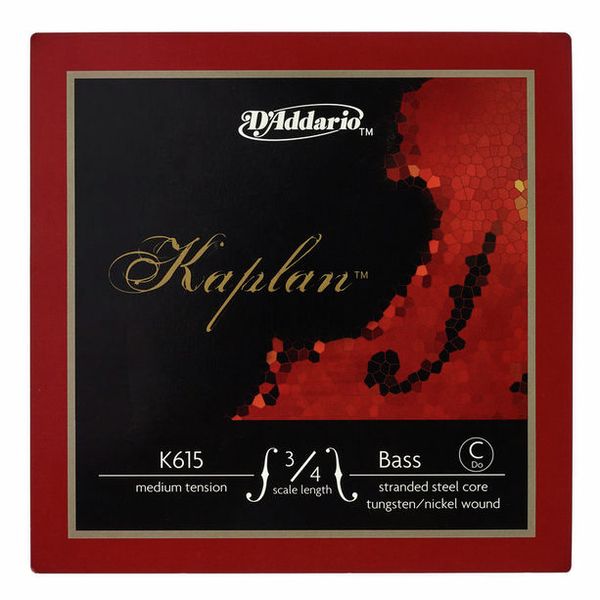 Daddario K615-3/4M Kaplan Bass C Ext.