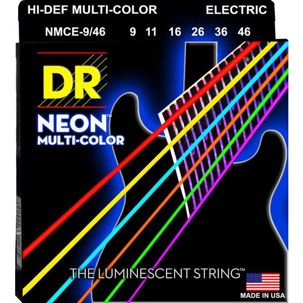 DR Strings Neon Multi NMCE-9/46