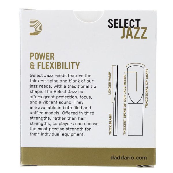 DAddario Woodwinds Select Jazz Filed Soprano 3M