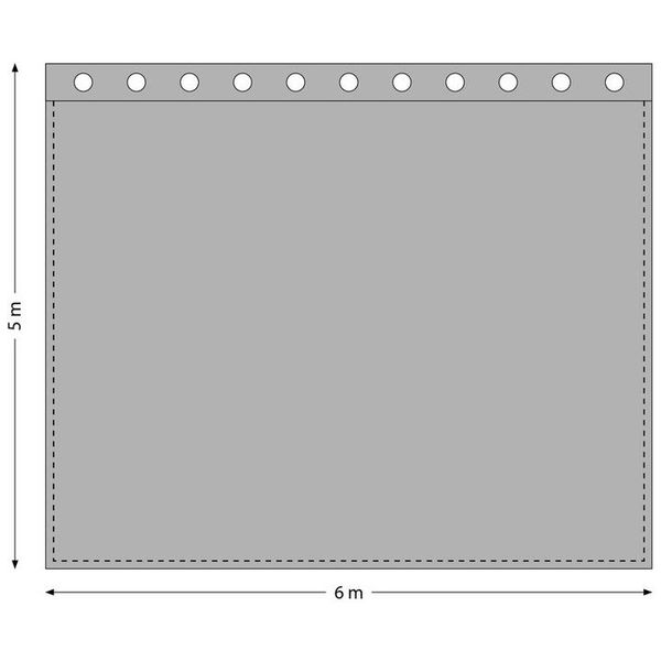 Stairville Euro Curtain 320g/m² 6.0x5.0m