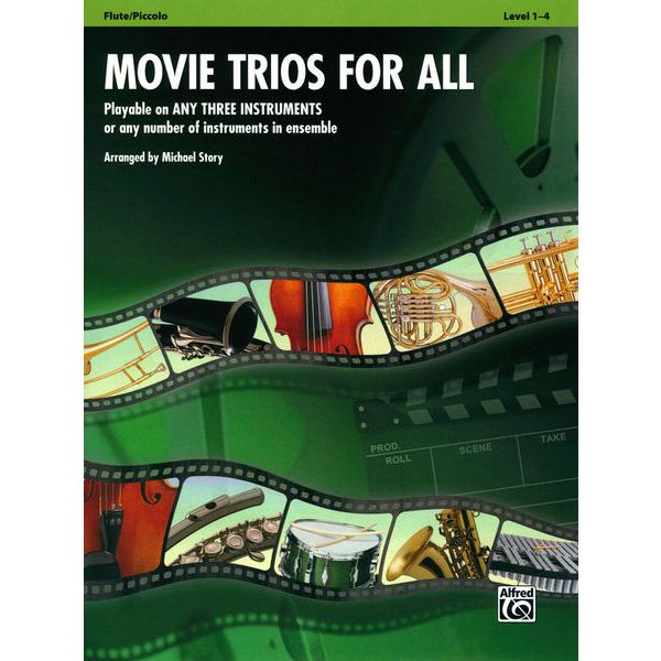 Alfred Music Publishing Movie Trios For All Flute