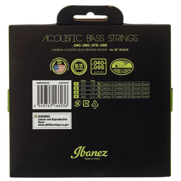 Ibanez IABS4XC32 AcousticBass Strings