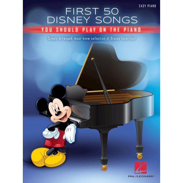 Hal Leonard First 50 Disney Songs Piano
