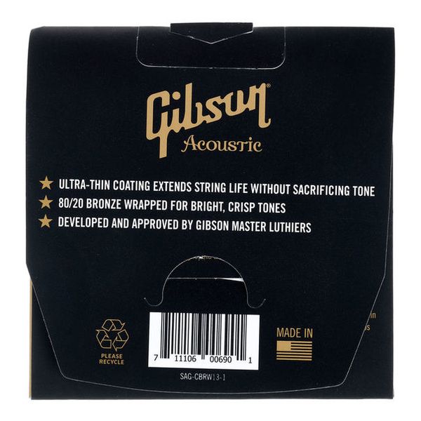 Gibson Coated 80/20 Bronze Medium