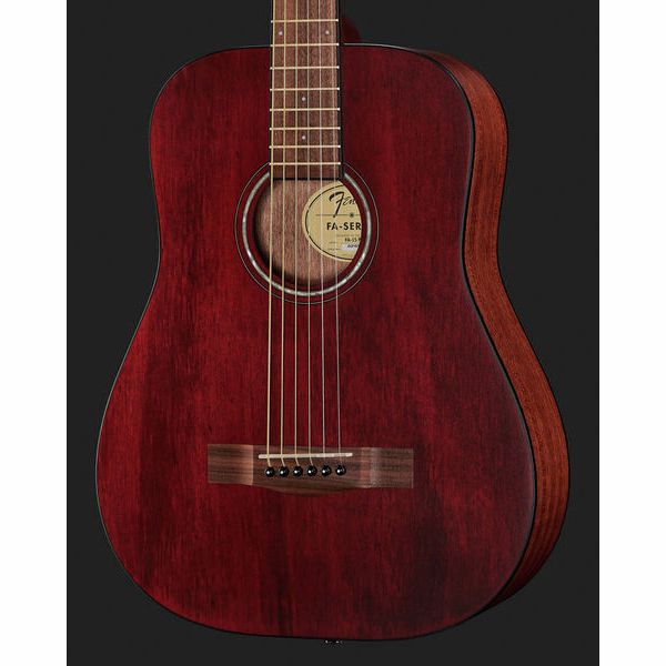 Test et Avis de la guitare acoustique Fender FA-15 3/4 WN Red