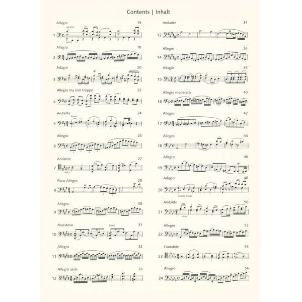 Schott Dotzauer 24 Capricci Cello