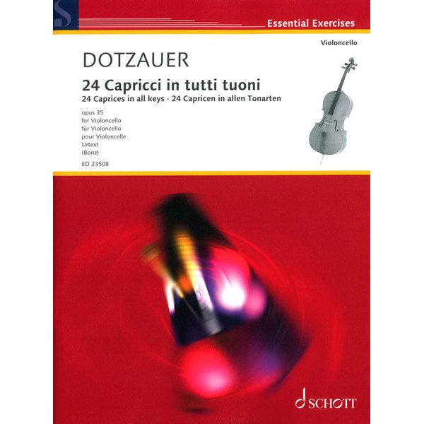 Schott Dotzauer 24 Capricci Cello