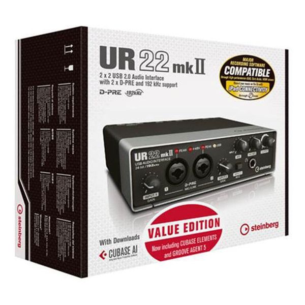 Steinberg UR22 MK2 Value Ed. Mix Bundle
