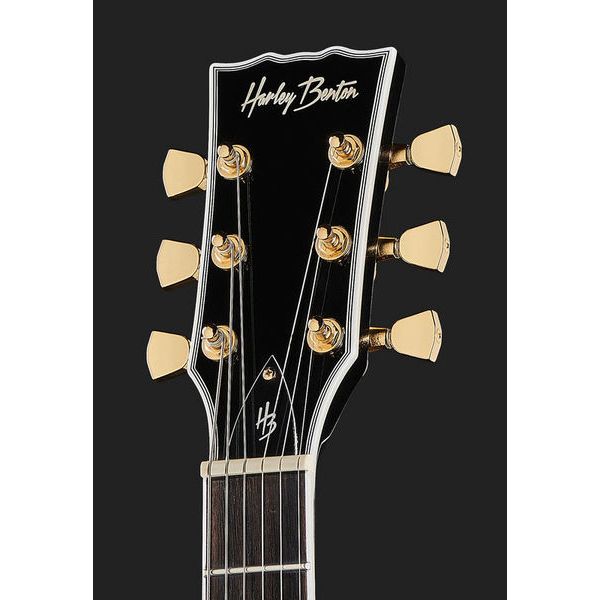 Harley Benton DC-DLX Gotoh Black Bundle