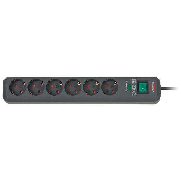 Brennenstuhl Eco-L 6 Way Split Sw 5m OVP BK