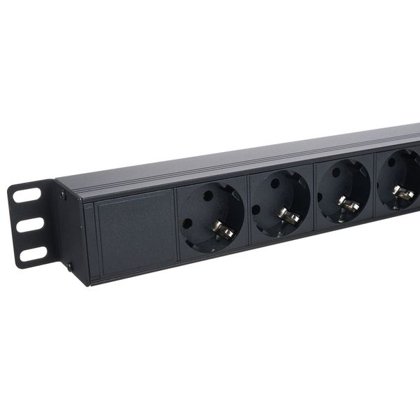 Showgear 19" 1U Socketstrip 7