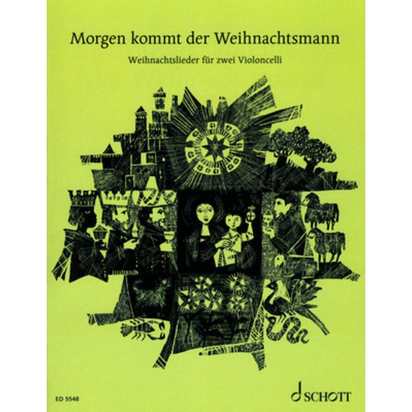 Weihnachtsmann Cello