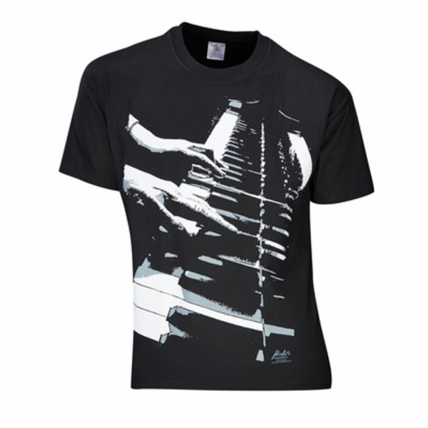 Rock You T-Shirt Piano Hands Lizenz L