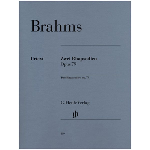 Brahms Zwei Rhapsodien op.79