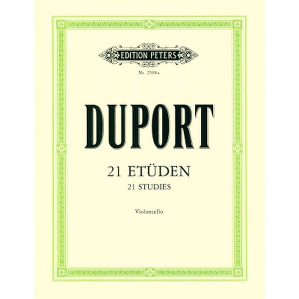 Duport 21 Et�den Cello