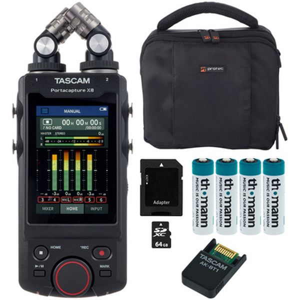 Tascam Portacapture X8 Mobile Bundle
