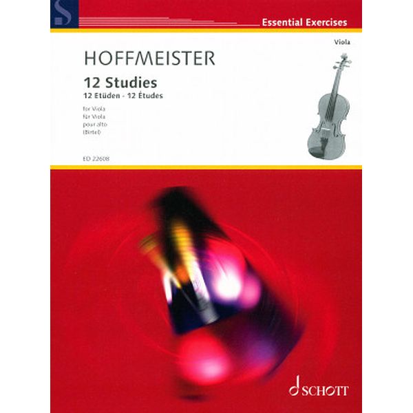 Hoffmeister 12 Etüden Viola