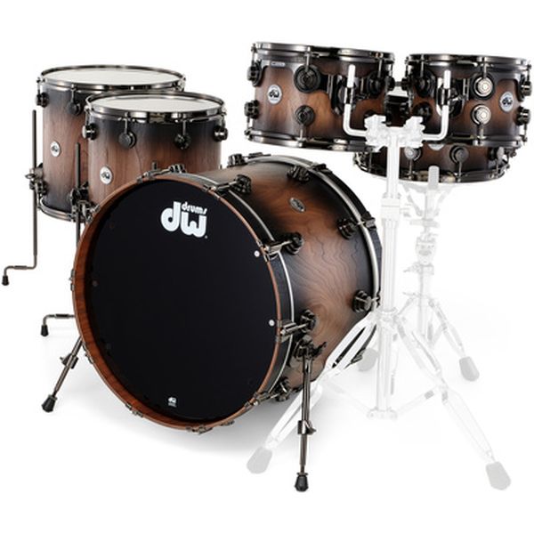 Walnut Satin Ebony Burst 6pcs