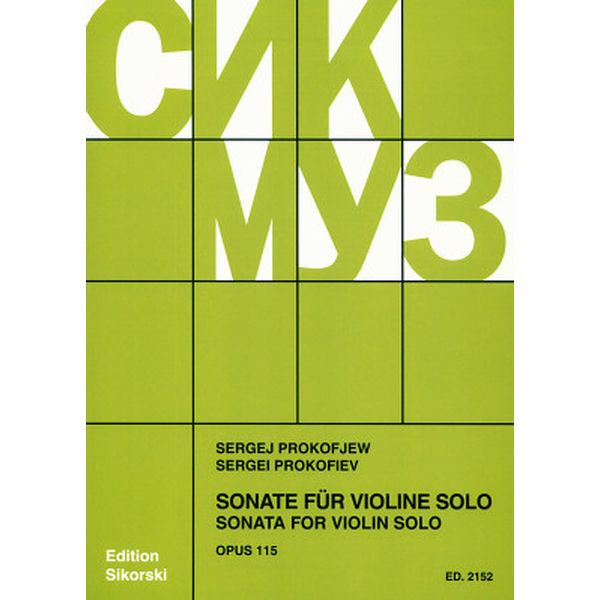 Prokofjew Sonate op. 115
