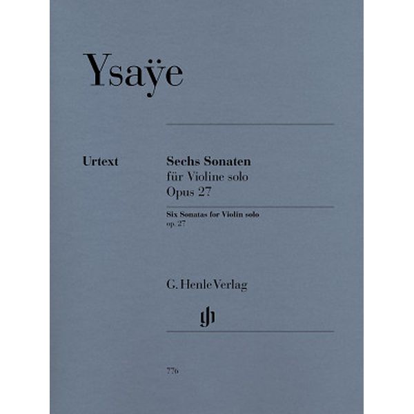 Ysaye Sechs Sonaten op. 27