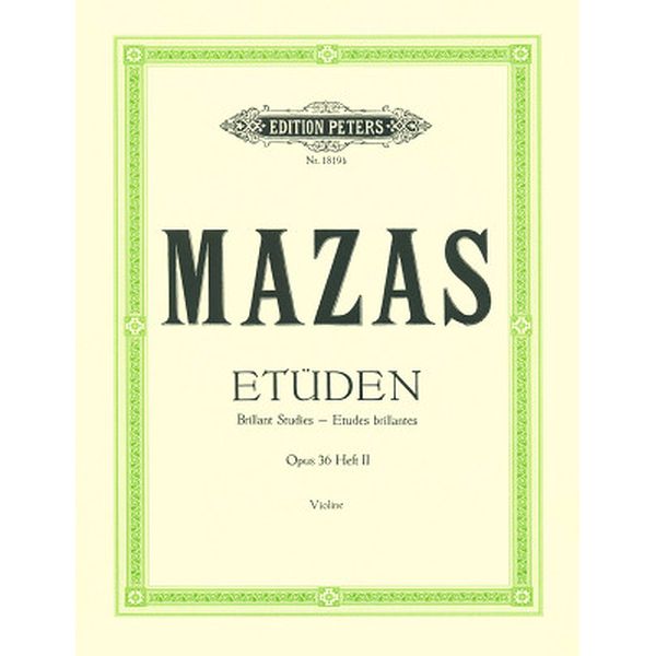 Mazas Et�den op.36 Heft 2
