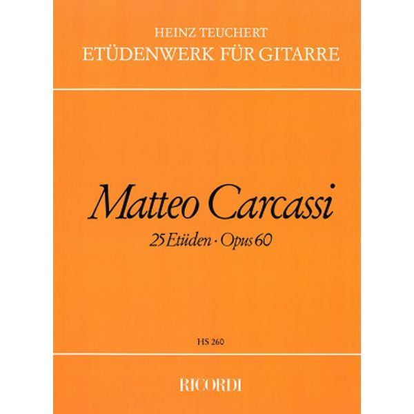 Carcassi 25 Et�den op. 60
