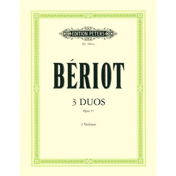 B�riot 3 Duos concertants