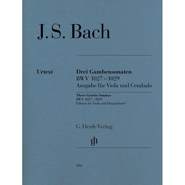 Bach Drei Gambensonaten Viola