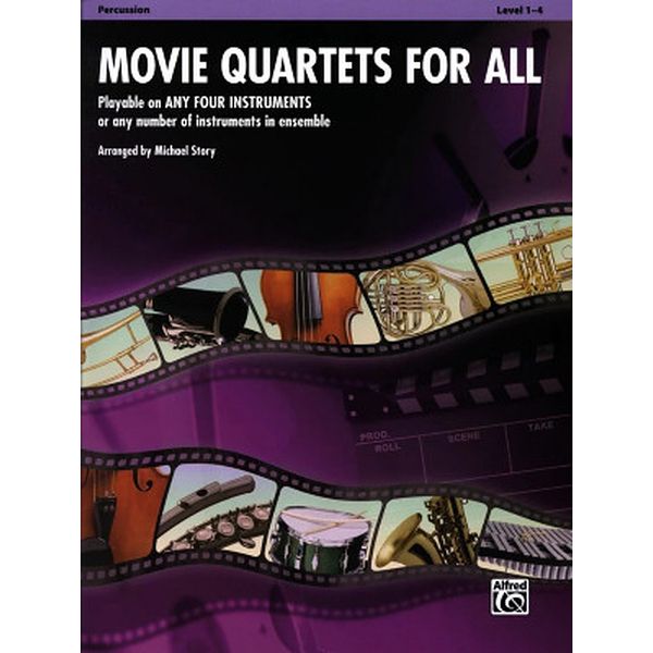 Movie Quartets for All Percuss