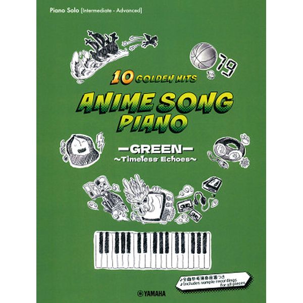 Anime Golden Hits Piano Green
