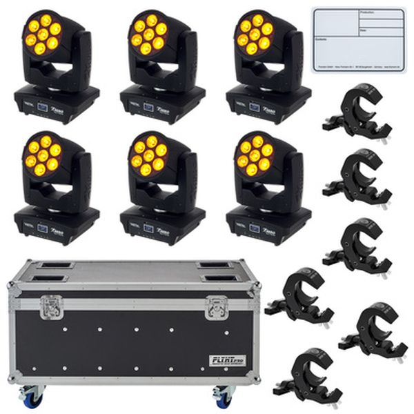 Varytec Hero Wash 715 HEX LED Bundle