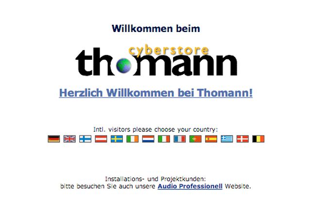 Ny Thomann Online-Store