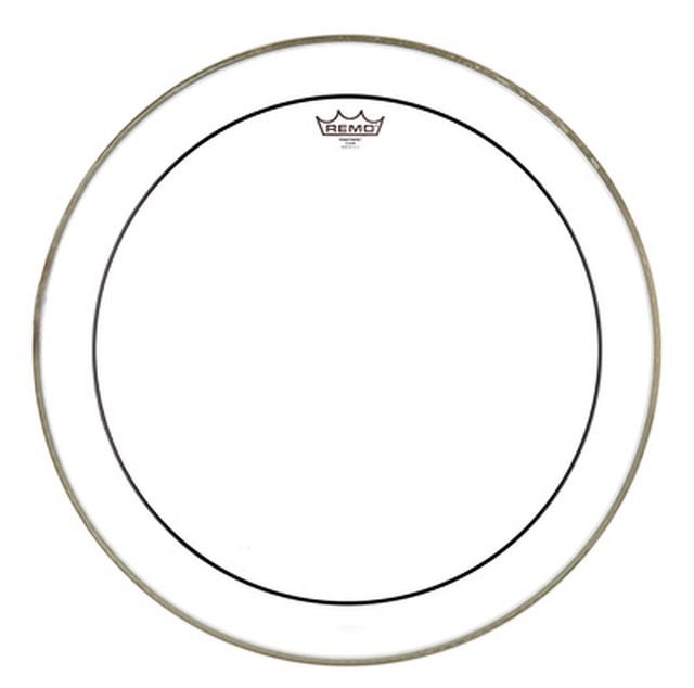 Remo 22" Pinstripe Clear Ba B-Stock