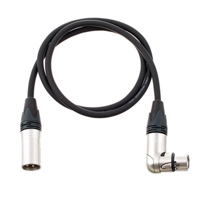 pro snake XLR Patch Angled/Female 1m