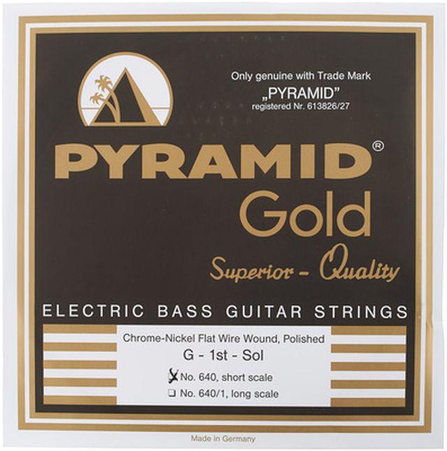 Pyramid Gold Flatwound 040-100