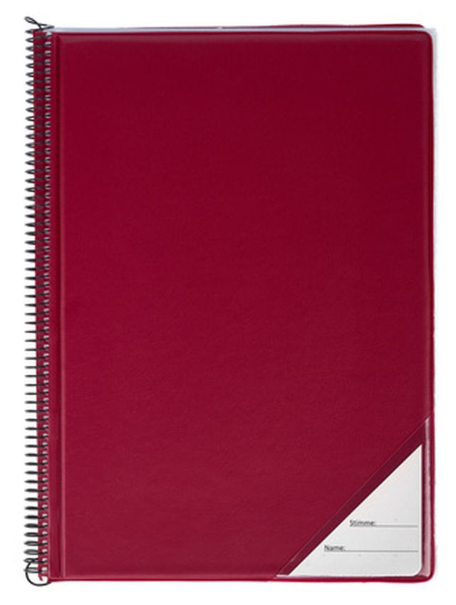 Star Music Folder 662a/20 Red