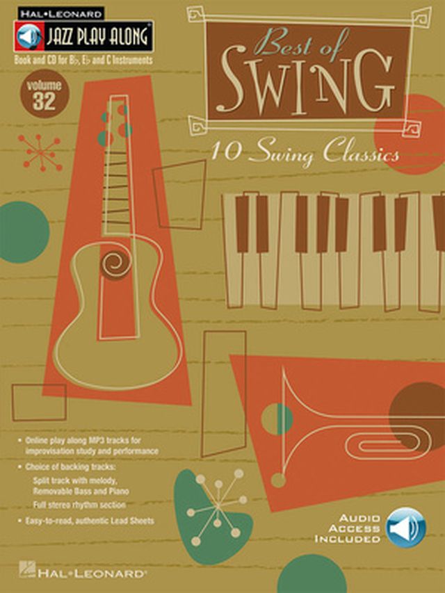 Hal Leonard Jazz Play-Along Best Of Swing