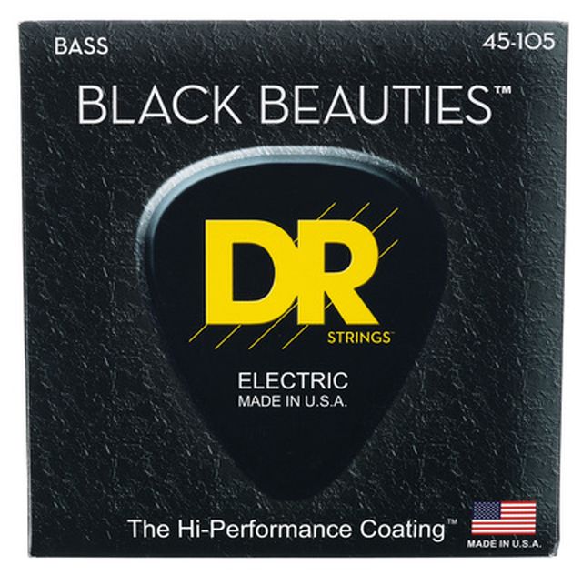 DR Strings Black Beauties BKB-45