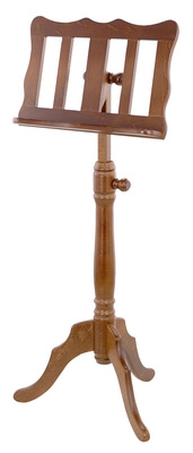 K&M 117 Wooden Music Stand Walnut