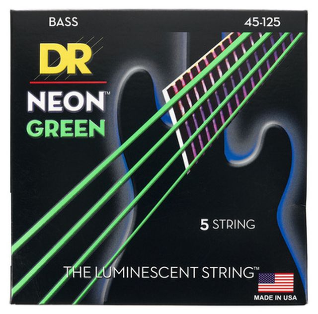 DR Strings Neon Green NGB5-45