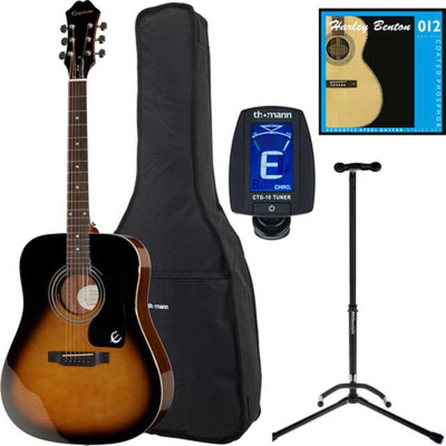 Epiphone DR-100 VSB Bundle
