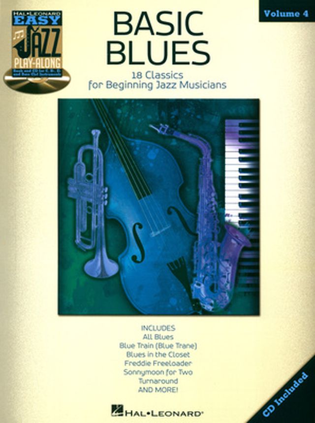 Hal Leonard Easy Basic Blues Play Along